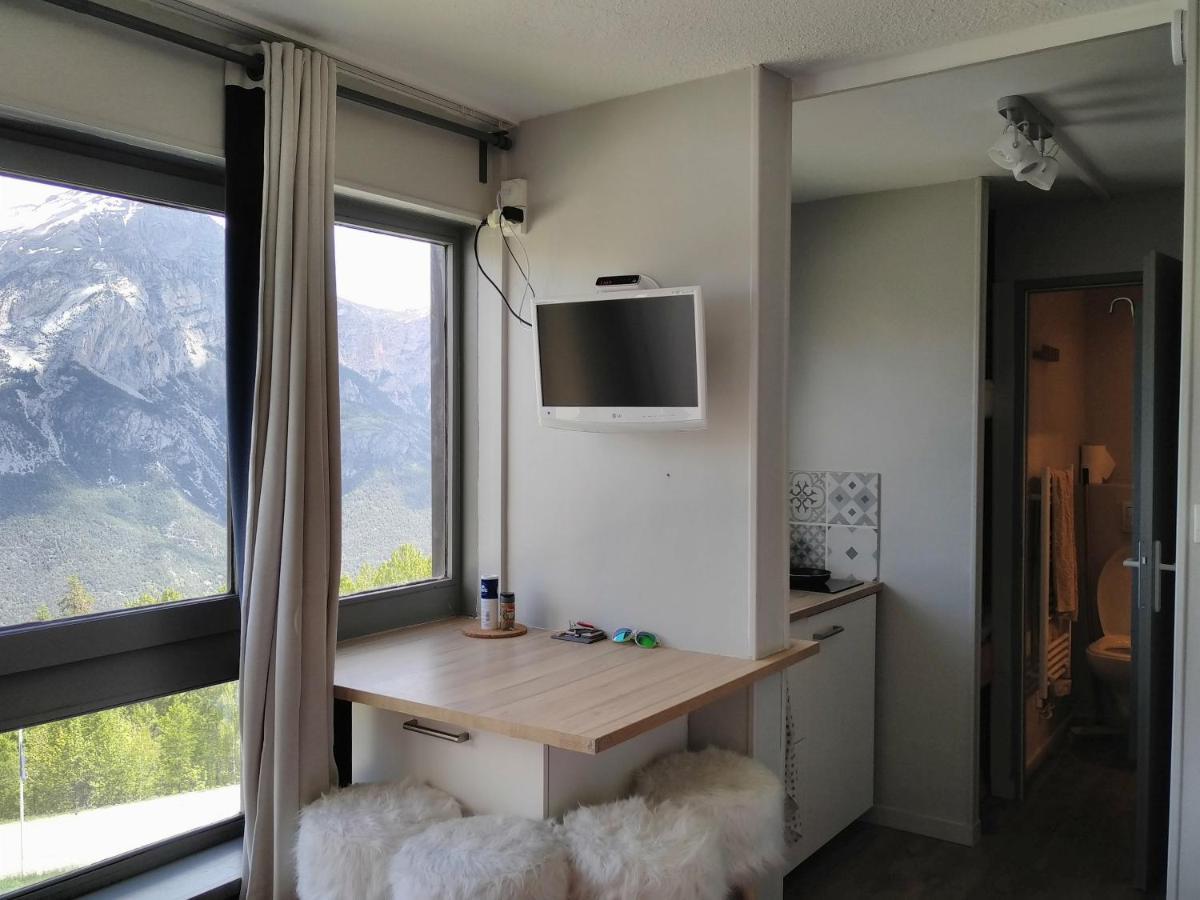 Studio Fonctionnel 16M2 Avec Vue Panoramique Puy-Saint-Vincent Ngoại thất bức ảnh